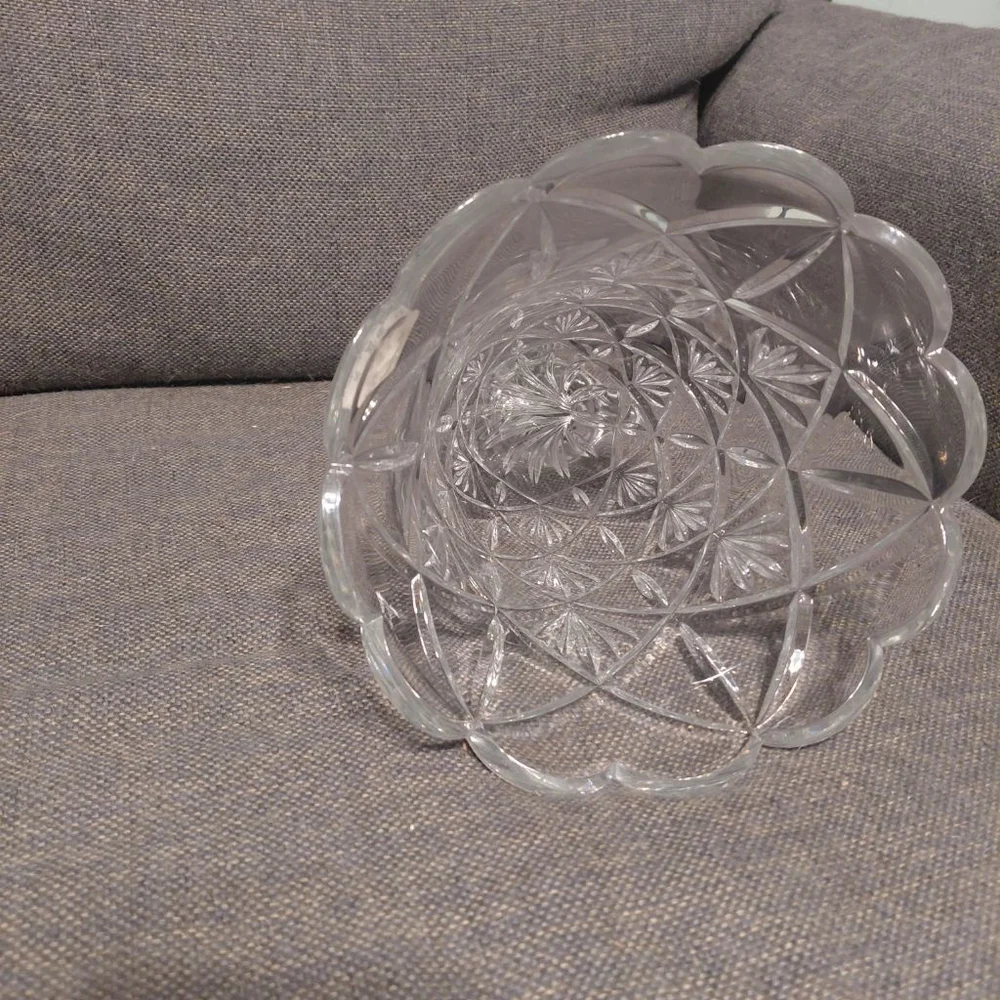 Shannon Crystal Clear Cornucopia Vase One Size